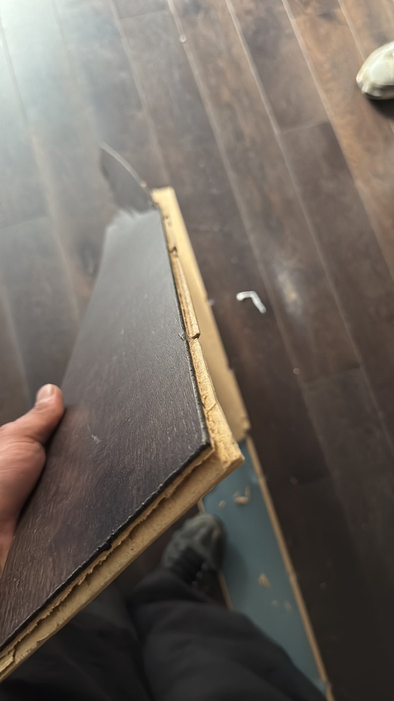 Dépose d'un parquet massif